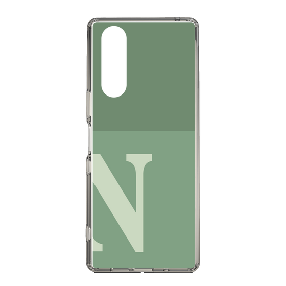 Slim Protection Case［ Original - initial two tone - N green ］