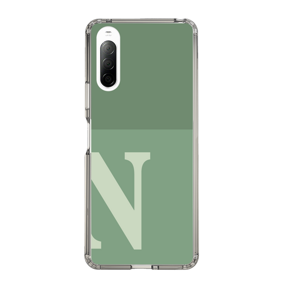 Slim Protection Case［ Original - initial two tone - N green ］
