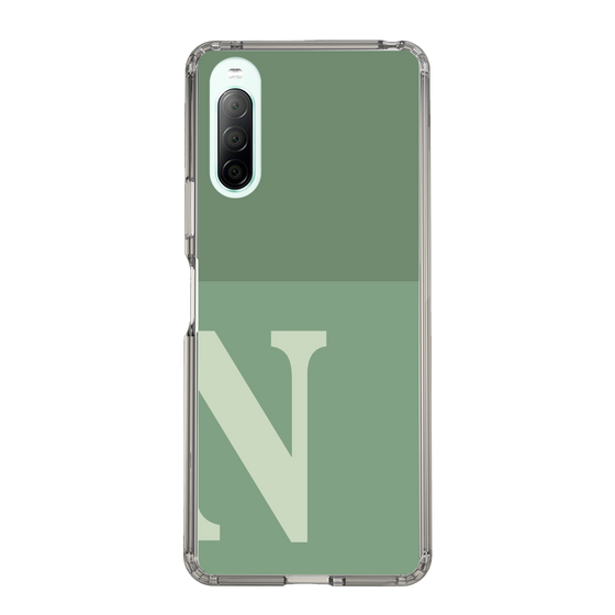Slim Protection Case［ Original - initial two tone - N green ］