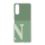 Slim Protection Case［ Original - initial two tone - N green ］