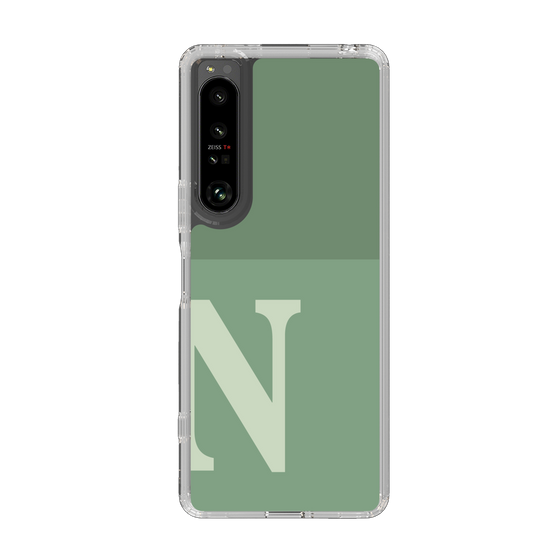 Slim Protection Case［ Original - initial two tone - N green ］