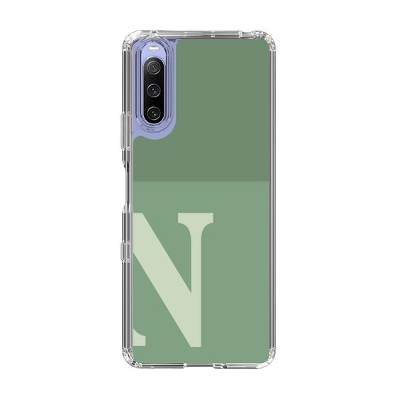 Slim Protection Case［ Original - initial two tone - N green ］