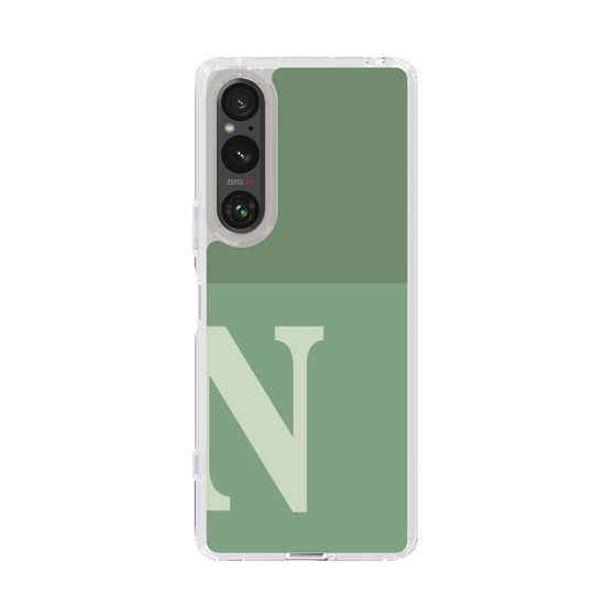 Slim Protection Case［ Original - initial two tone - N green ］
