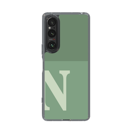Slim Protection Case［ Original - initial two tone - N green ］