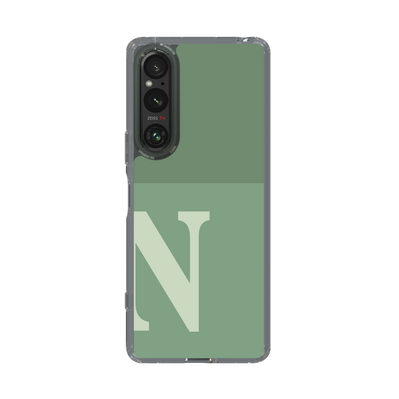 Slim Protection Case［ Original - initial two tone - N green ］