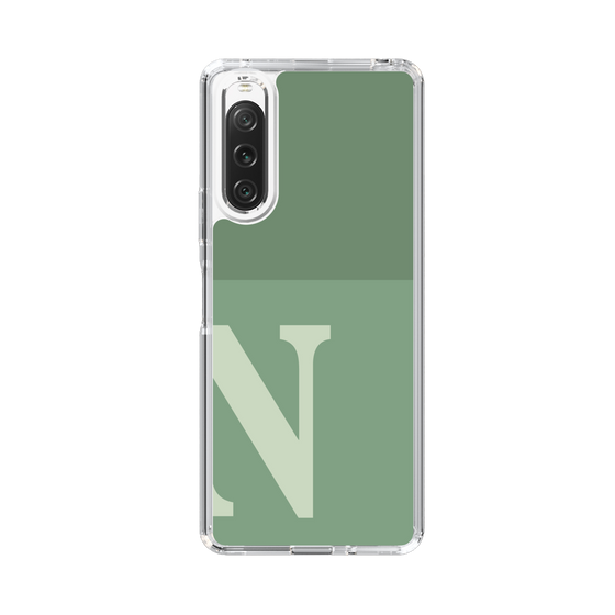 Slim Protection Case［ Original - initial two tone - N green ］