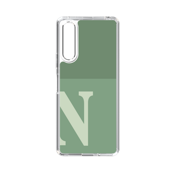 Slim Protection Case［ Original - initial two tone - N green ］