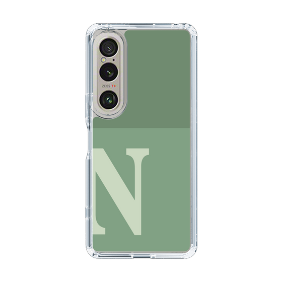 Slim Protection Case［ Original - initial two tone - N green ］