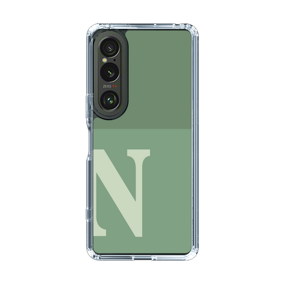 Slim Protection Case［ Original - initial two tone - N green ］