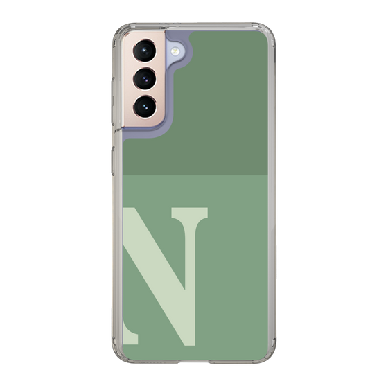 Slim Protection Case［ Original - initial two tone - N green ］