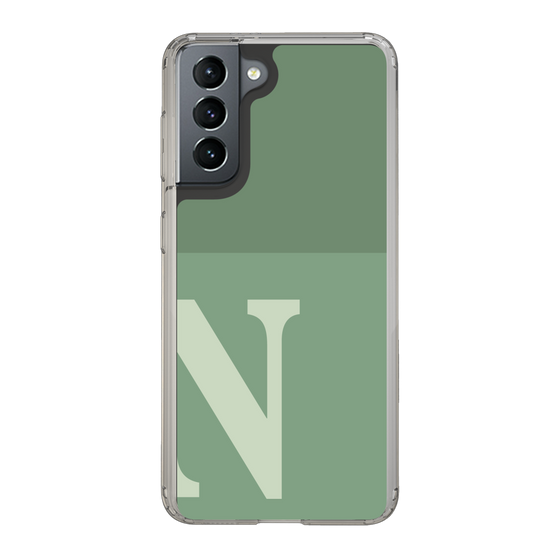 Slim Protection Case［ Original - initial two tone - N green ］