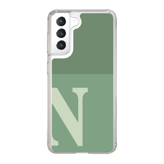 Slim Protection Case［ Original - initial two tone - N green ］
