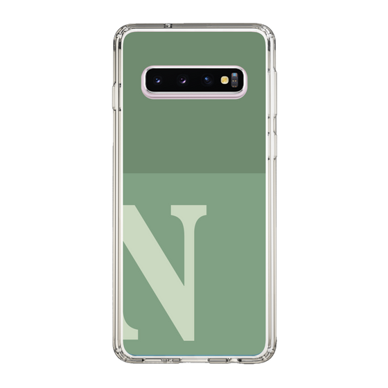 Slim Protection Case［ Original - initial two tone - N green ］