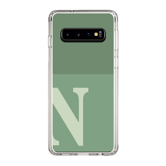 Slim Protection Case［ Original - initial two tone - N green ］