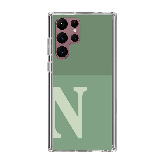 Slim Protection Case［ Original - initial two tone - N green ］