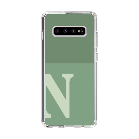 Slim Protection Case［ Original - initial two tone - N green ］