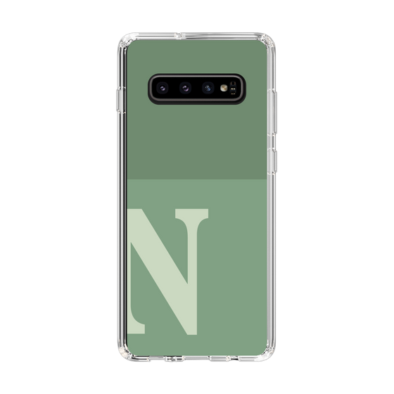 Slim Protection Case［ Original - initial two tone - N green ］