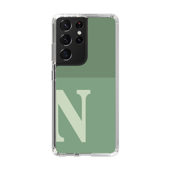 Slim Protection Case［ Original - initial two tone - N green ］