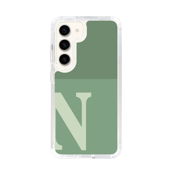 Slim Protection Case［ Original - initial two tone - N green ］