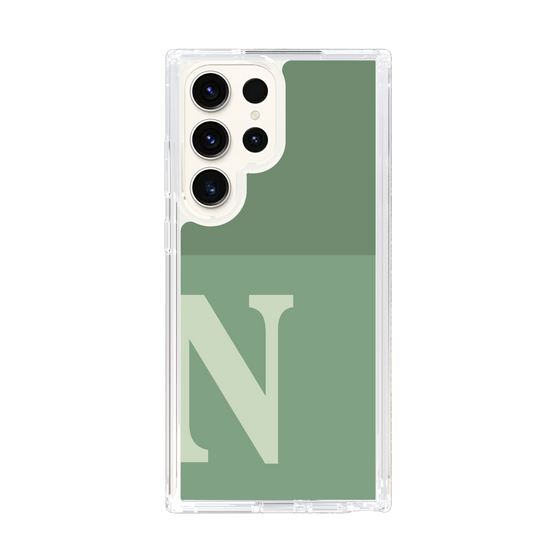 Slim Protection Case［ Original - initial two tone - N green ］