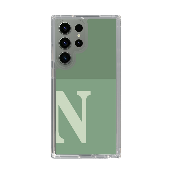 Slim Protection Case［ Original - initial two tone - N green ］