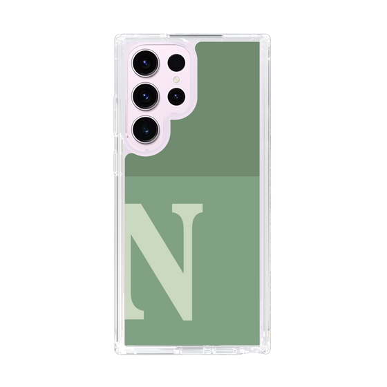 Slim Protection Case［ Original - initial two tone - N green ］