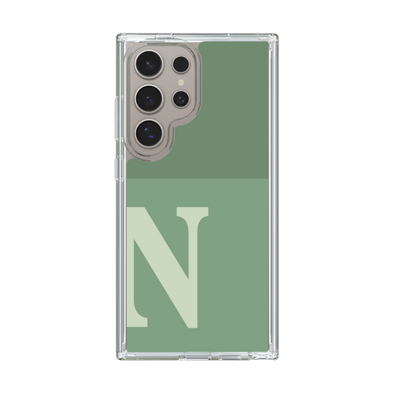 Slim Protection Case［ Original - initial two tone - N green ］
