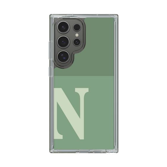 Slim Protection Case［ Original - initial two tone - N green ］