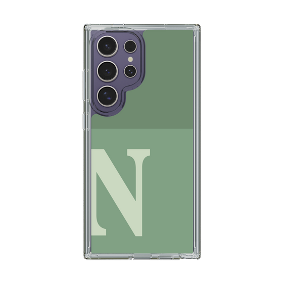 Slim Protection Case［ Original - initial two tone - N green ］