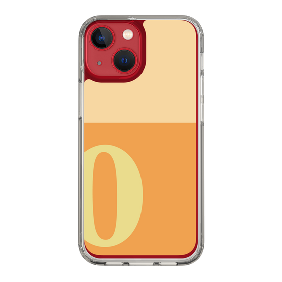 Slim Protection Case［ Original - initial two tone - O orange ］