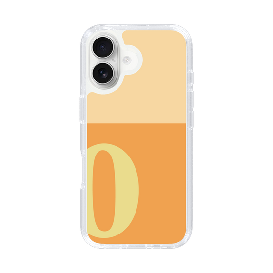 Slim Protection Case［ オリジナル - initial two tone - O orange ］