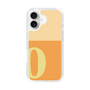 Slim Protection Case［ オリジナル - initial two tone - O orange ］