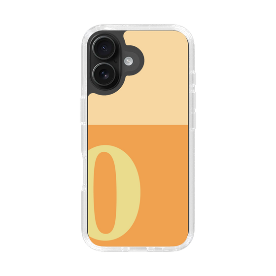 Slim Protection Case［ オリジナル - initial two tone - O orange ］