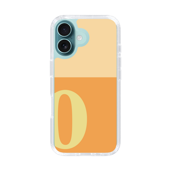 Slim Protection Case［ オリジナル - initial two tone - O orange ］
