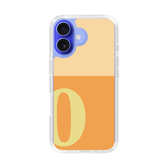Slim Protection Case［ オリジナル - initial two tone - O orange ］