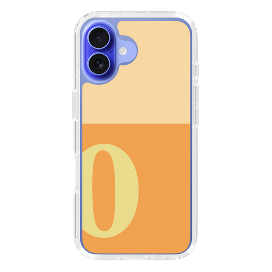 Slim Protection Case［ オリジナル - initial two tone - O orange ］