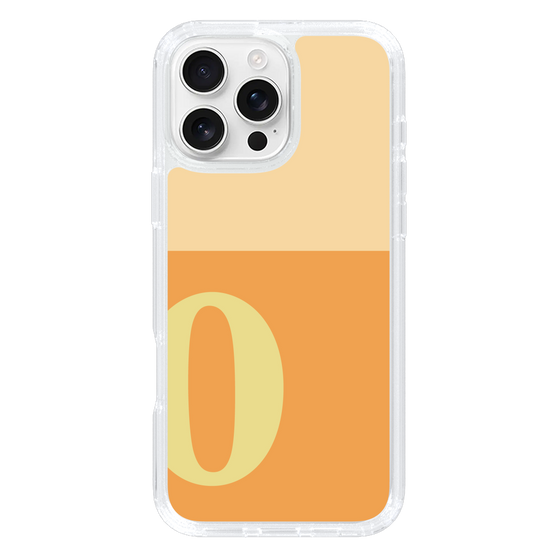 Slim Protection Case［ オリジナル - initial two tone - O orange ］