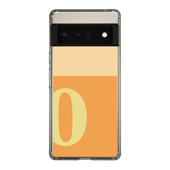 Slim Protection Case［ Original - initial two tone - O orange ］
