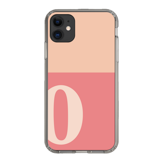 Slim Protection Case［ Original - initial two tone - O pink ］