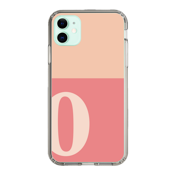 Slim Protection Case［ Original - initial two tone - O pink ］