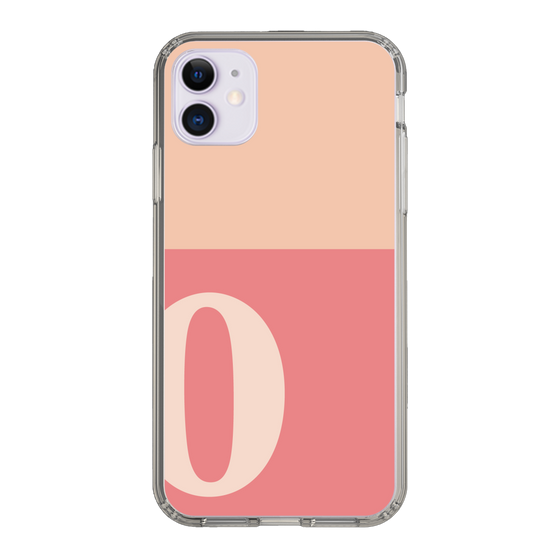 Slim Protection Case［ Original - initial two tone - O pink ］