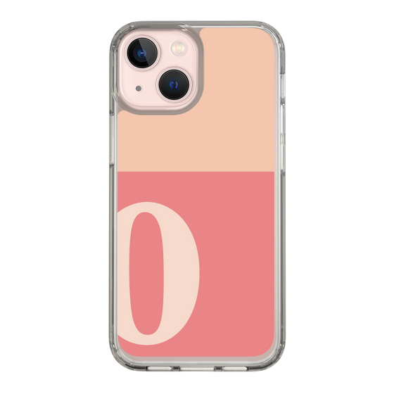 Slim Protection Case［ Original - initial two tone - O pink ］