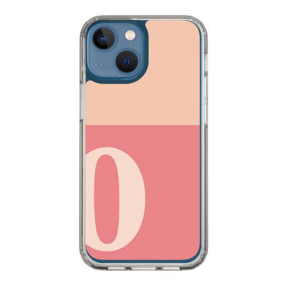 Slim Protection Case［ Original - initial two tone - O pink ］