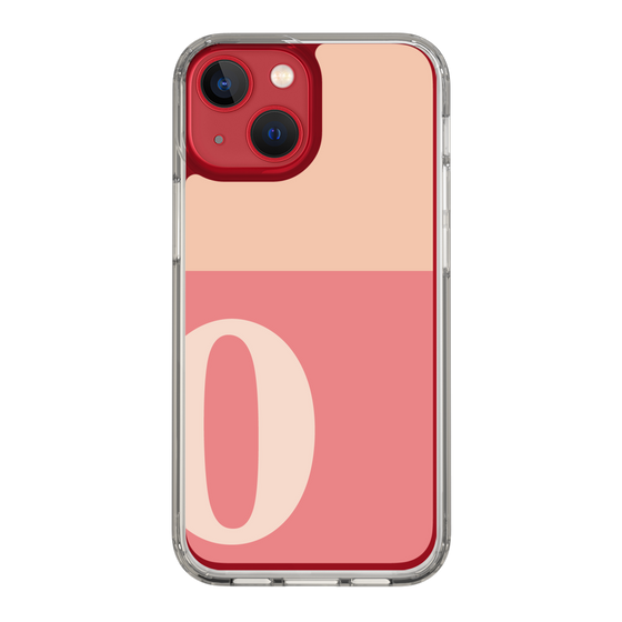 Slim Protection Case［ Original - initial two tone - O pink ］