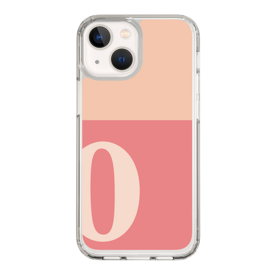 Slim Protection Case［ Original - initial two tone - O pink ］
