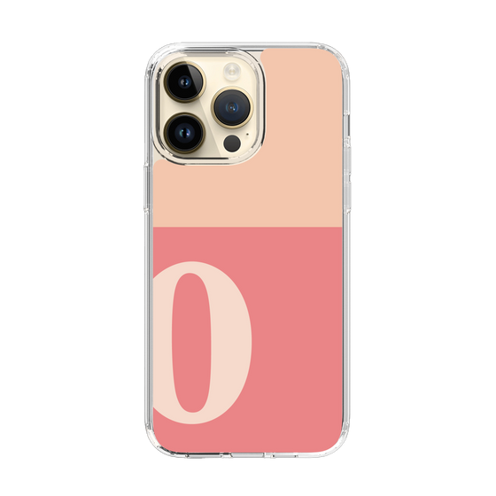 Slim Protection Case［ Original - initial two tone - O pink ］