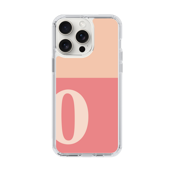 Slim Protection Case［ Original - initial two tone - O pink ］