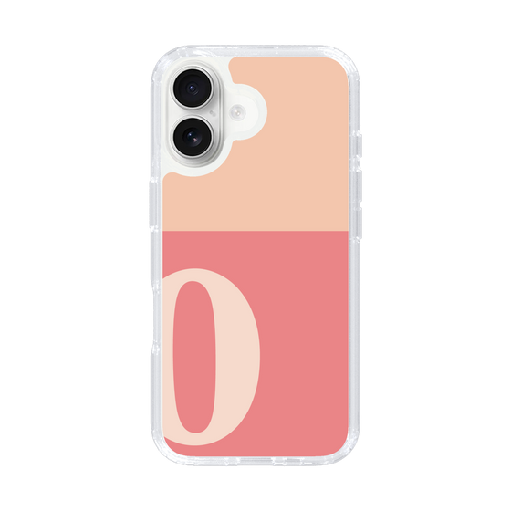 Slim Protection Case［ オリジナル - initial two tone - O pink ］