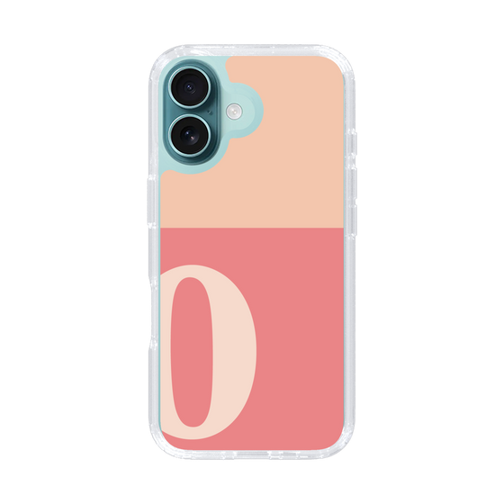 Slim Protection Case［ オリジナル - initial two tone - O pink ］