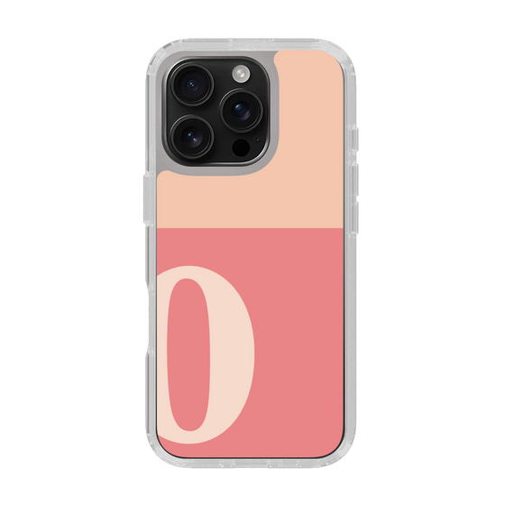 Slim Protection Case［ オリジナル - initial two tone - O pink ］